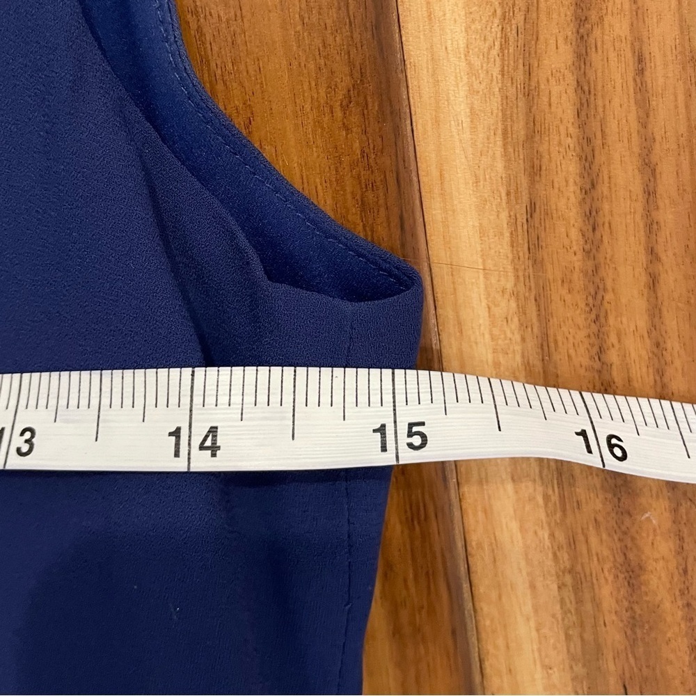 New BCBGMaxazria Norah Blue Sleeveless Evening Dress Gown Size 2 Bridesmaid Prom - Picture 13 of 15